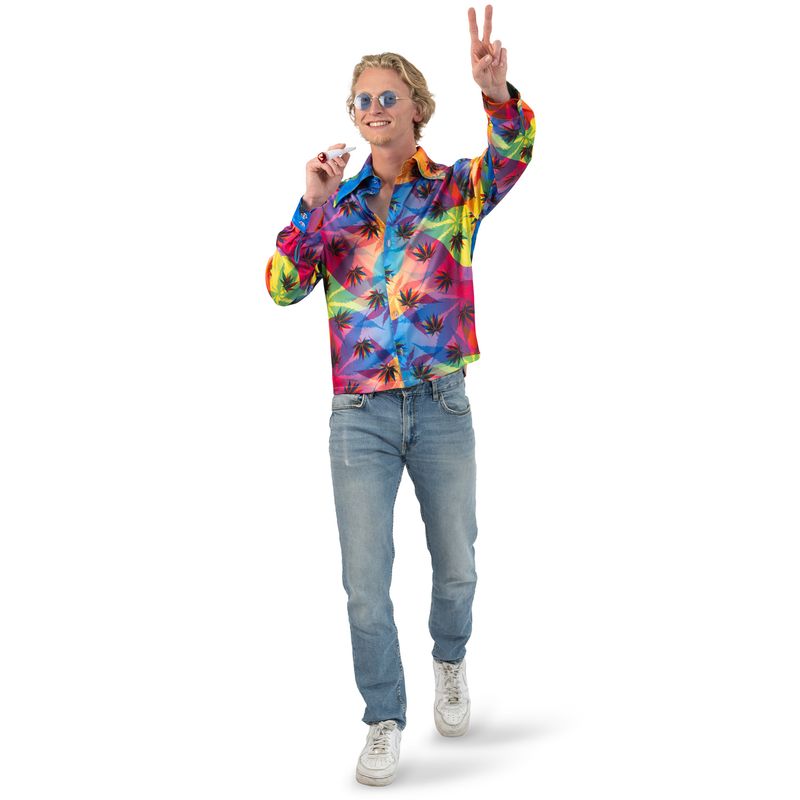 Overhemd Hippy Weed Mannen