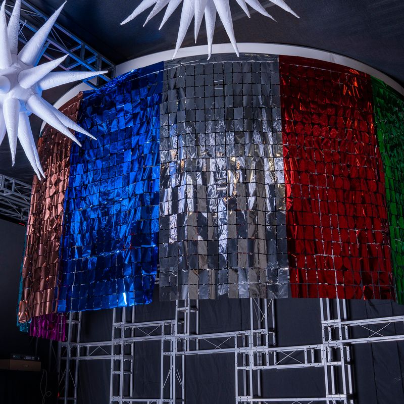 Foliegordijn 12 kleuren