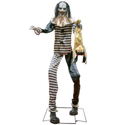 Sinistere clown Animatronic 240cm