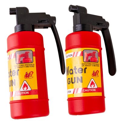 Wasserpistolen Feuerlöscher 2-er Pack