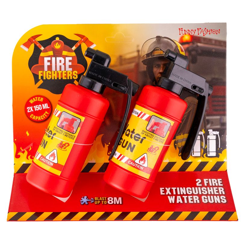 Waterpistool brandblussers 2 Stuks