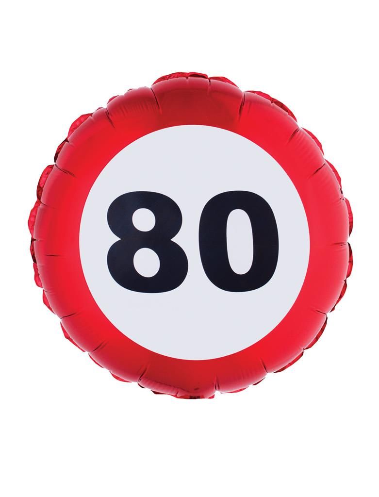 Folienballon 46cm Traffic 80 Jahre Folienballon 46cm Traffic 80 Jahre