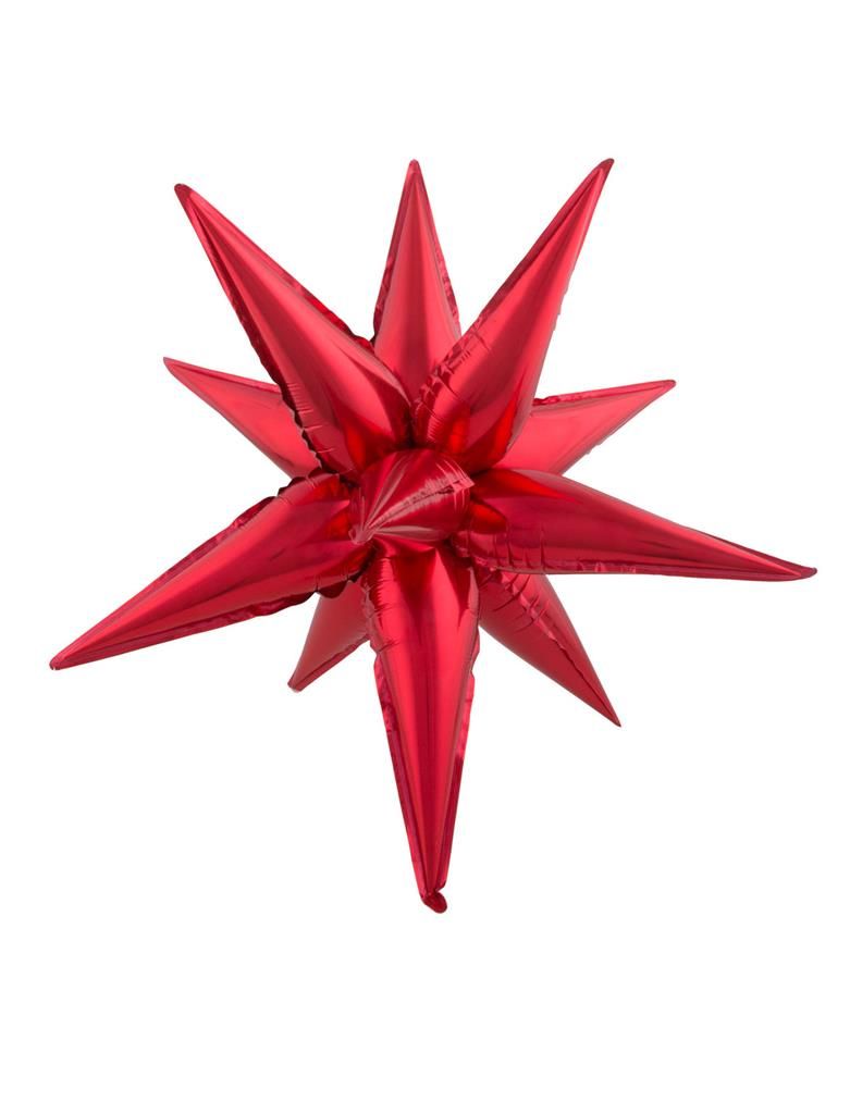 Folieballon 66cm Ster Rood Folieballon 66cm Ster Rood