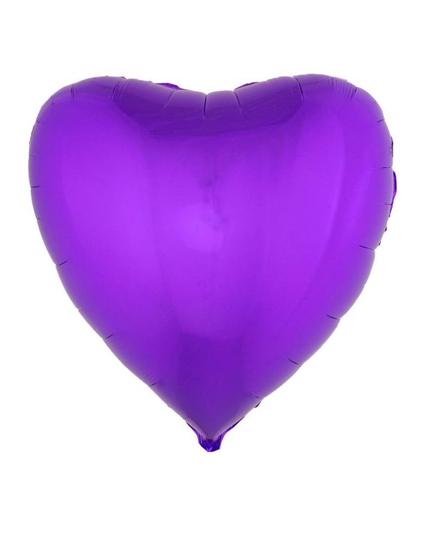 Folienballon 76cm Herz Lila