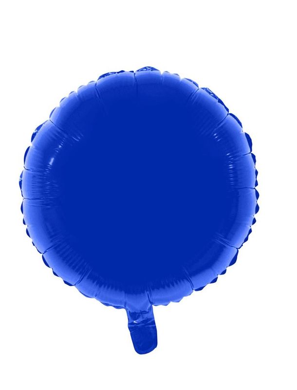 Folienballon 46cm Rund Blau