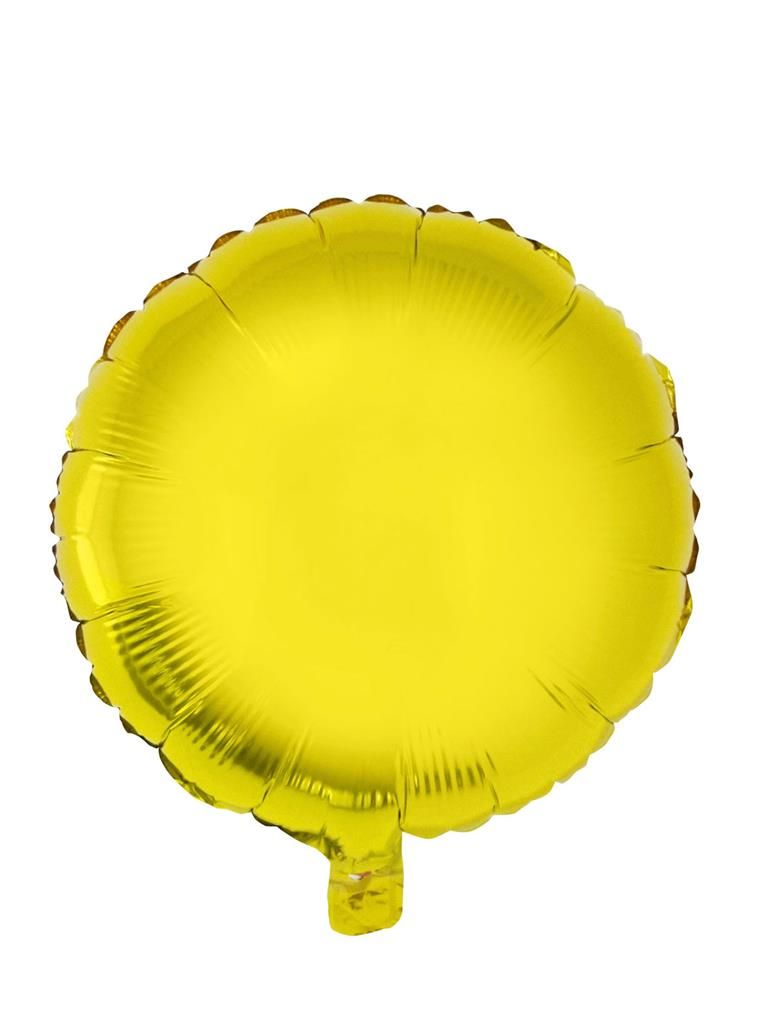Folienballon 46cm Rund Gold