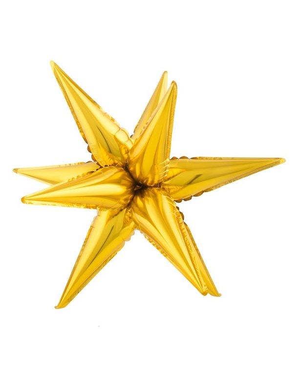 Folienballon 54cm Stern Gold