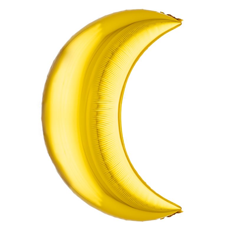 Folieballon Maan 96cm Goud Folieballon Maan 96cm Goud