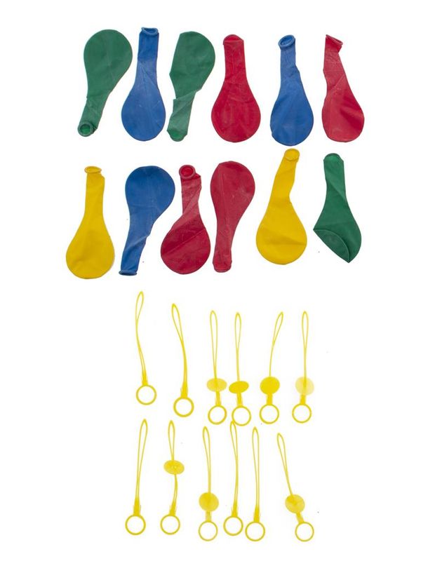 12 Luftballons Mit Schloss