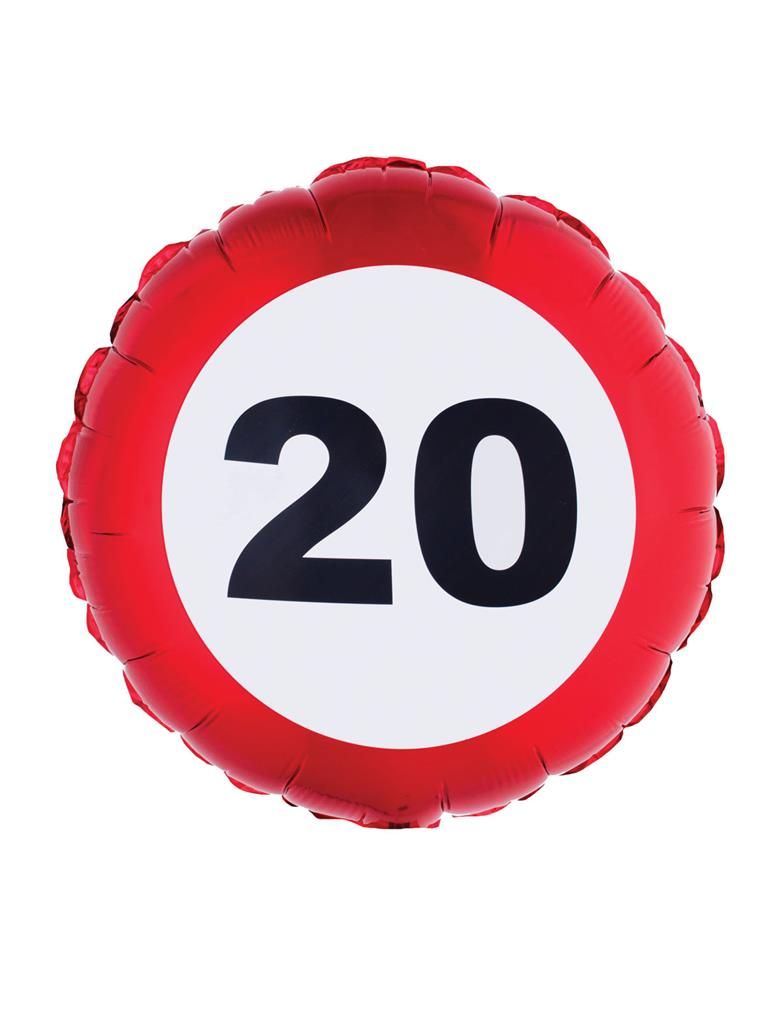 Folienballon 46cm Traffic 20 Jahre Folienballon 46cm Traffic 20 Jahre