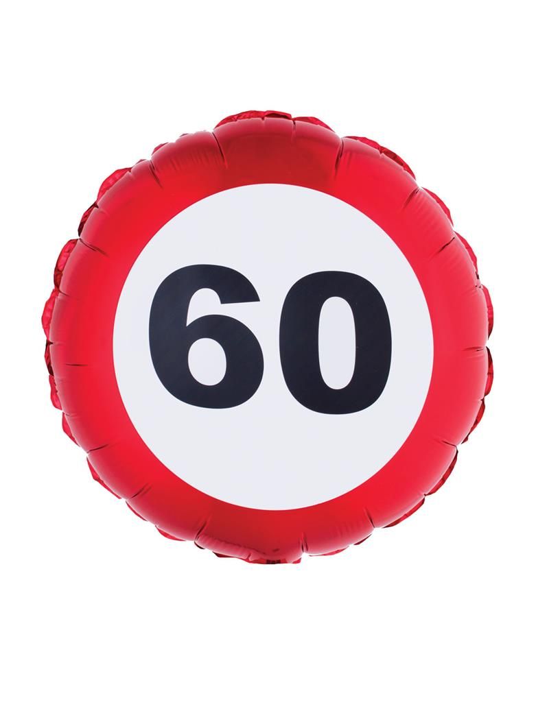 Folienballon 46cm Traffic 60 Jahre Folienballon 46cm Traffic 60 Jahre