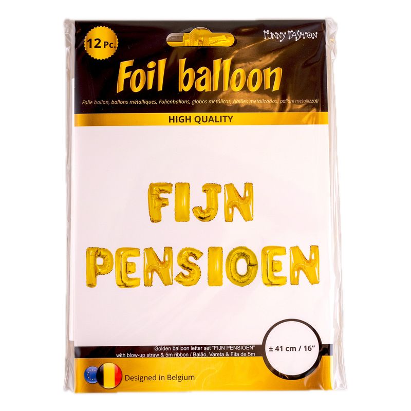 Ballonset 41cm Fijn Pensioen