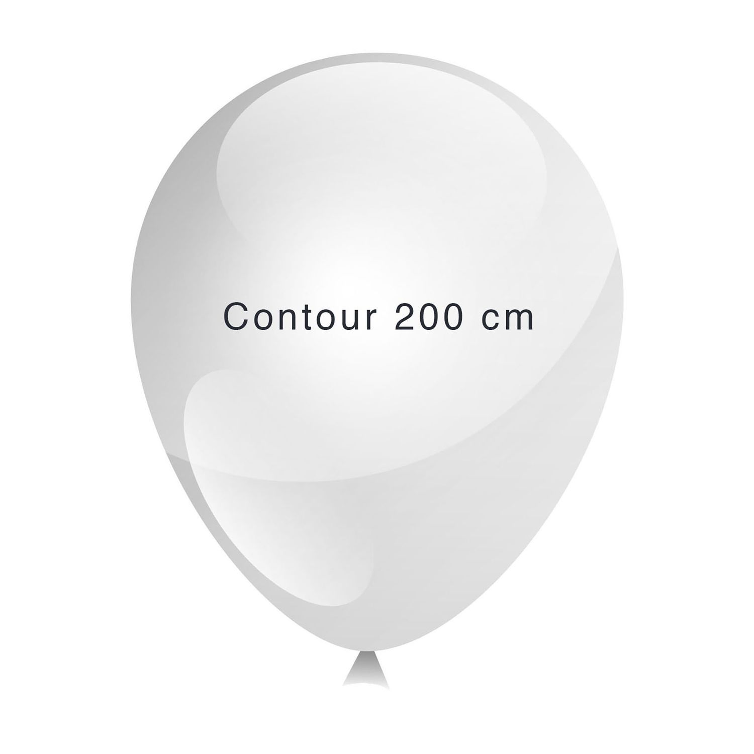 10 Maxi Luftballons 65cm