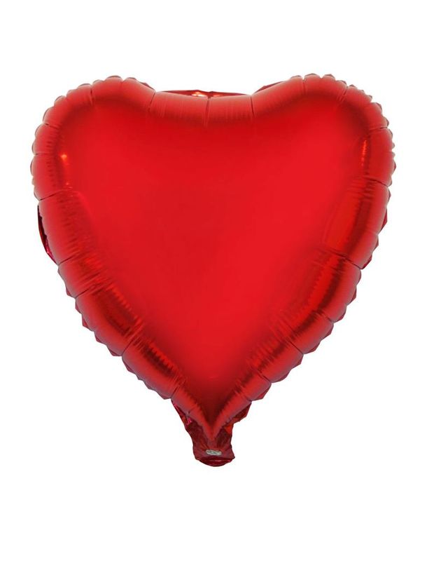 Folienballon 46cm Herz Rot