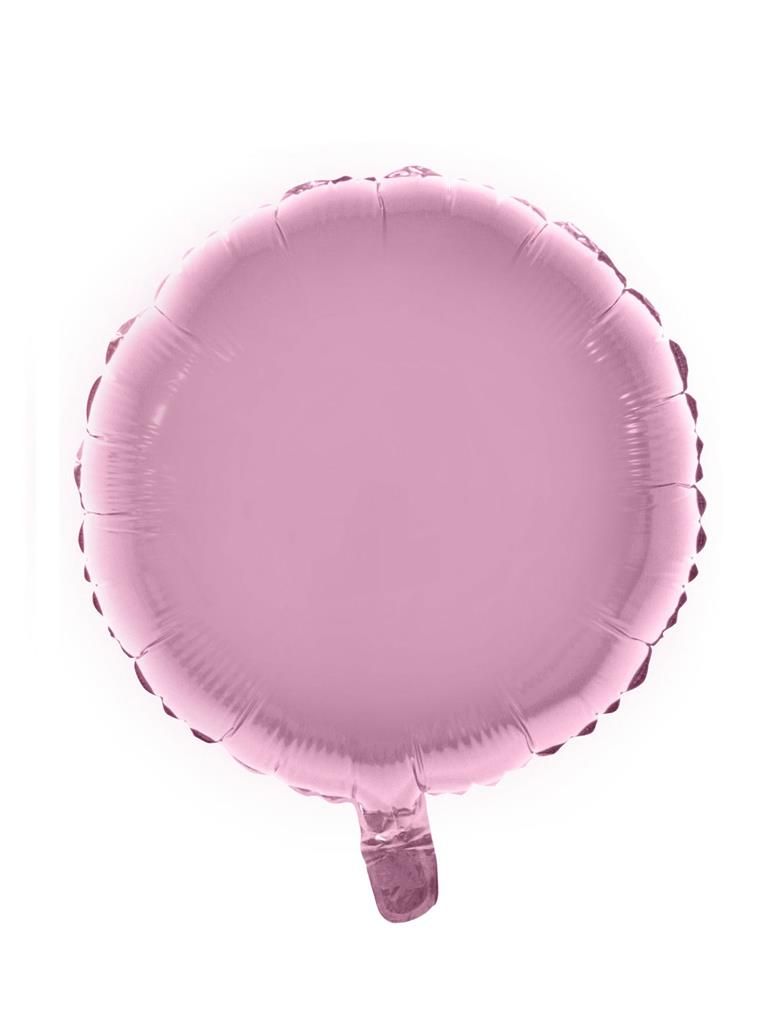 Folieballon 46cm Rond Roze