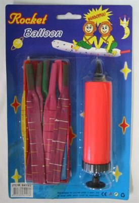 10 Raketballonnen Met Pomp