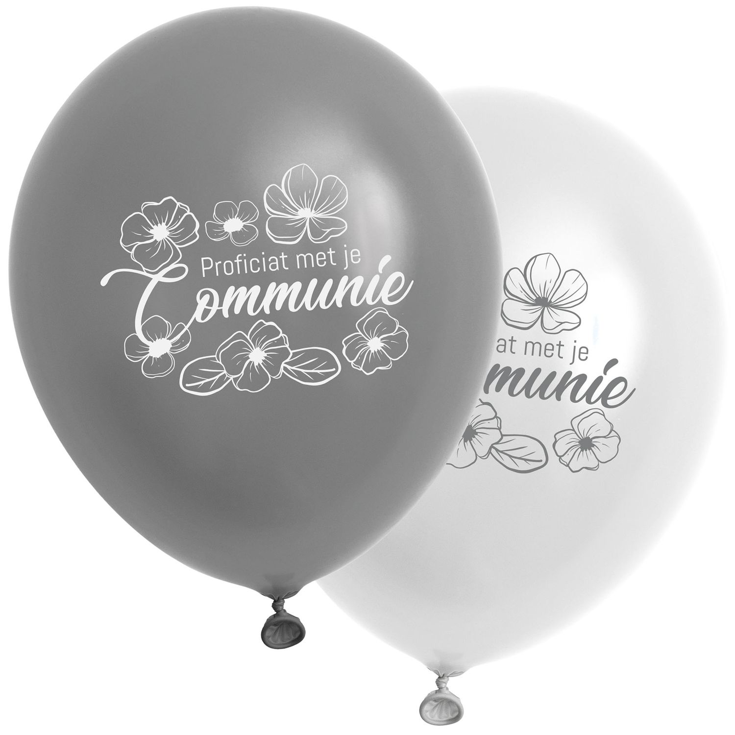 12 Luftballons 30cm Communie