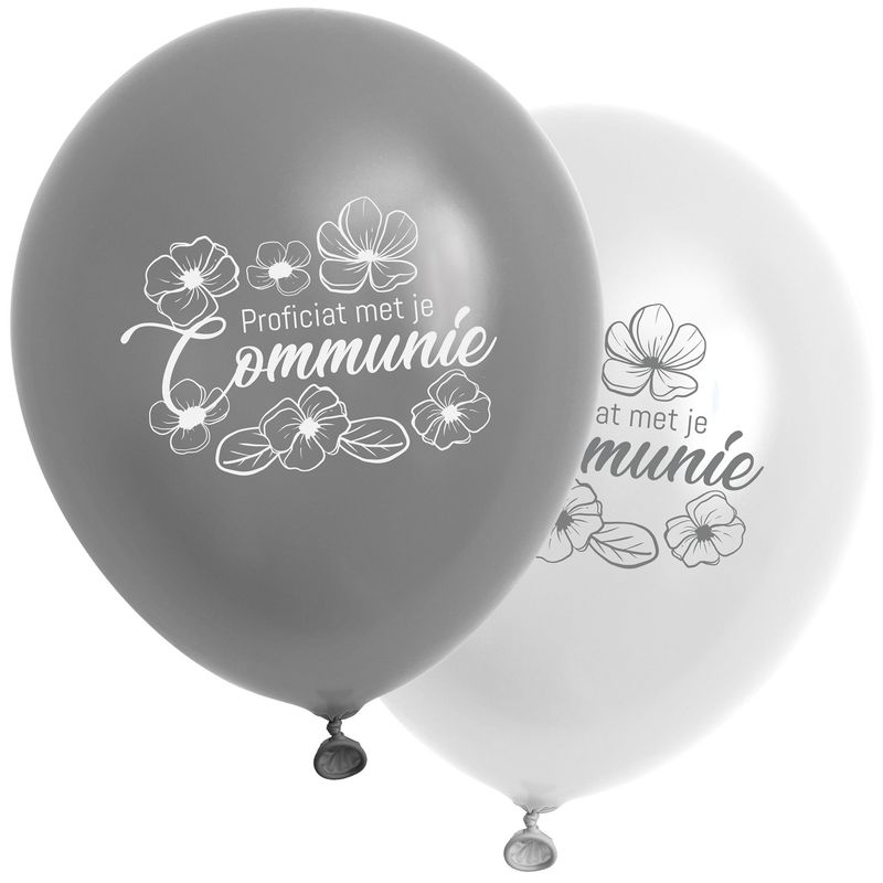 12 Luftballons 30cm Communie