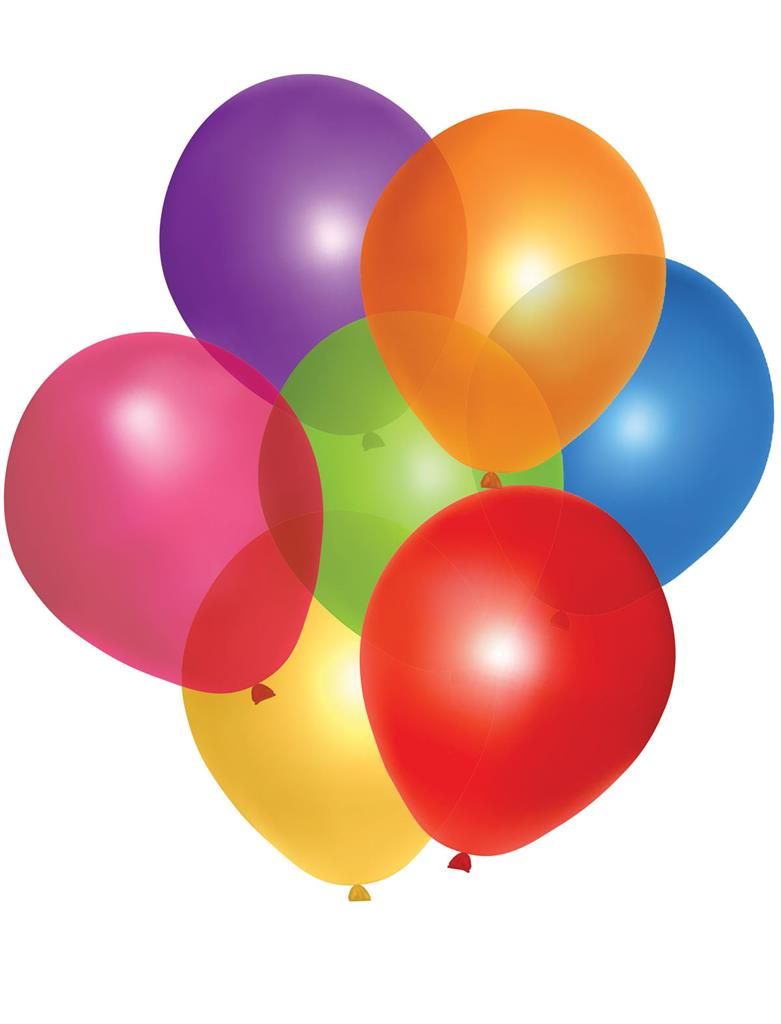 100 Luftballons 30cm Bunt