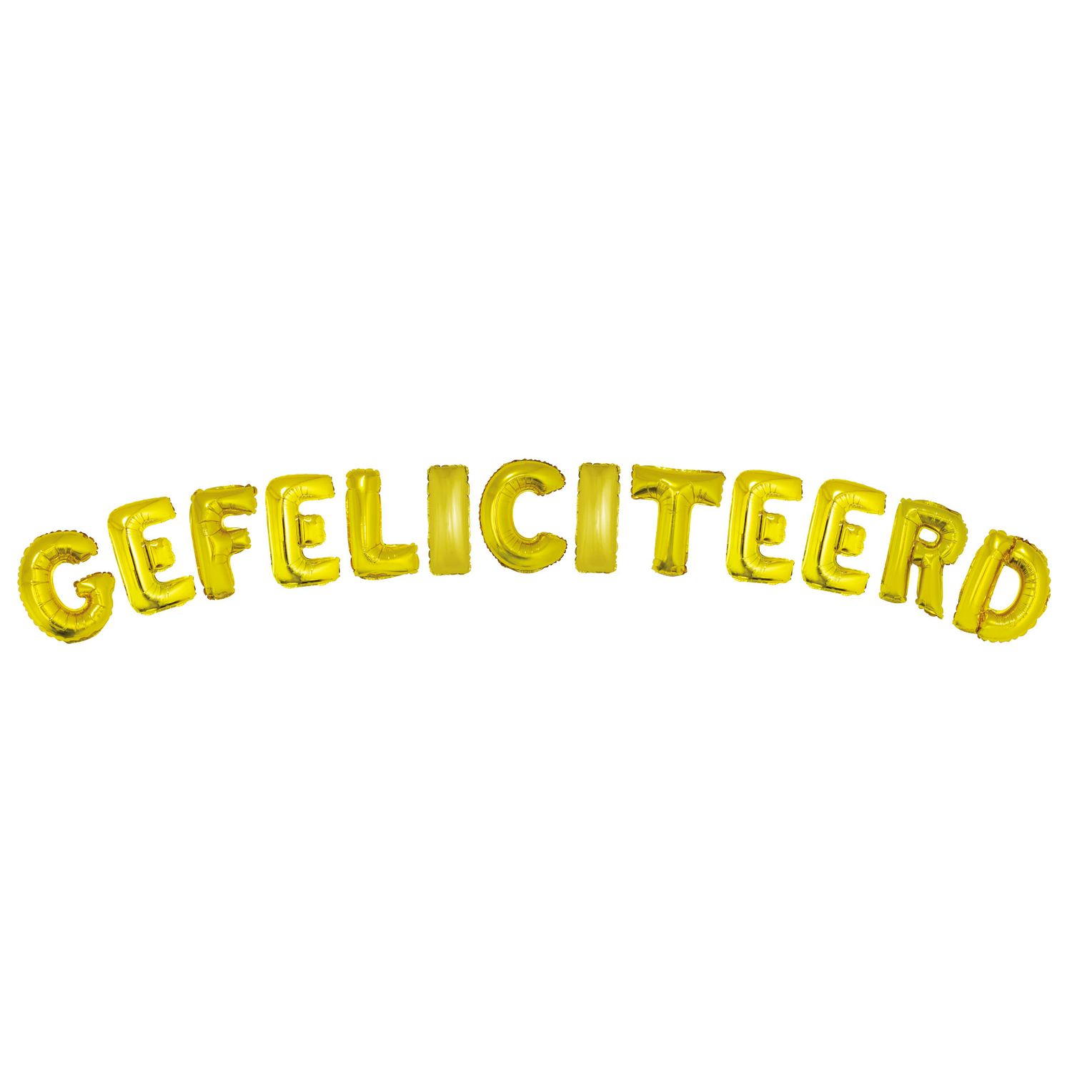 Ballonset 41cm Gefeliciteerd