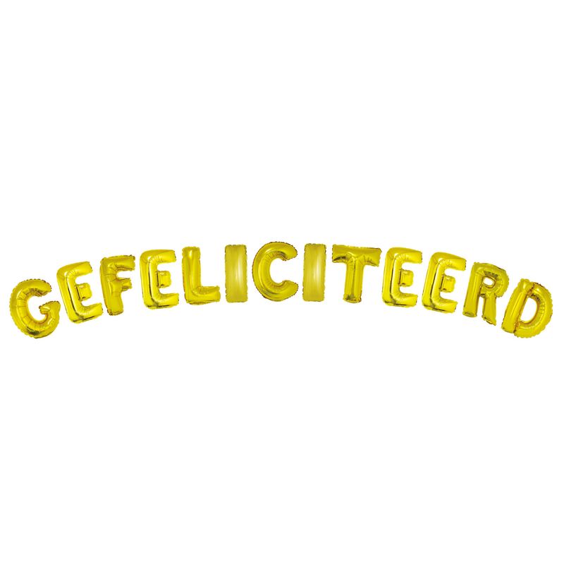 Ballonnenset 41cm Gefeliciteerd Ballonnenset 41cm Gefeliciteerd