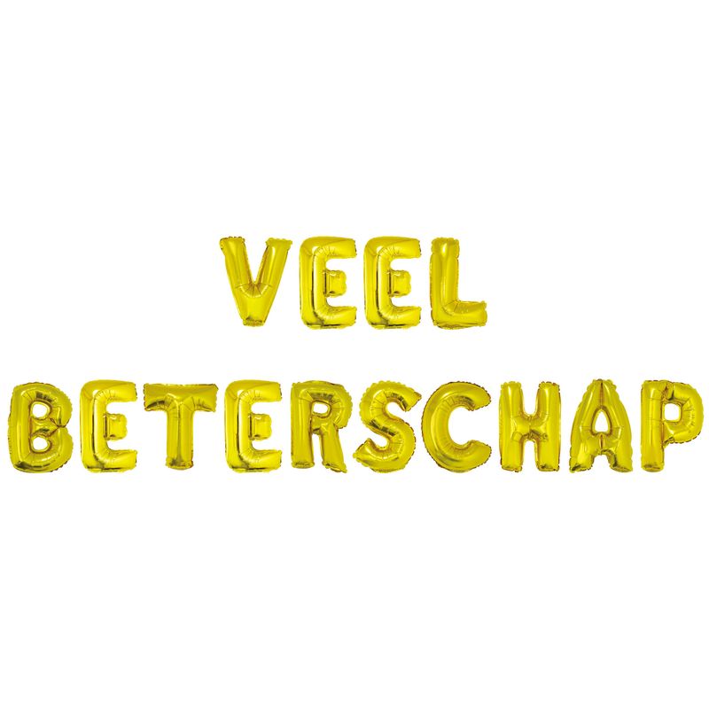 Ballonnenset 41cm Veel Beterschap Ballonnenset 41cm Veel Beterschap