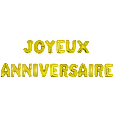 Ballonset 41cm Joyeux Anniversaire