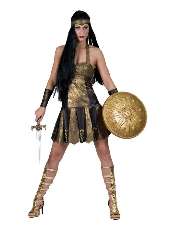 Römische kämpferin 3-tlg. Damen