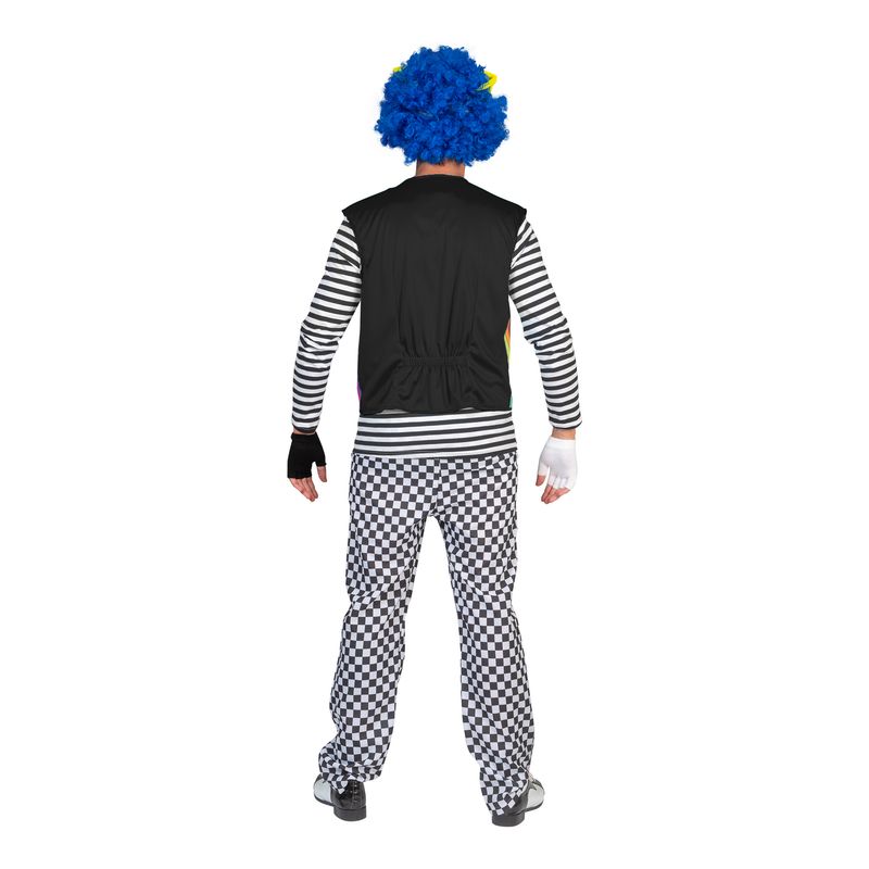 Regenboog clown gilet
