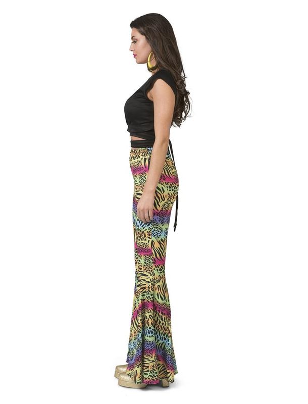 Hippie-Hose mit Tierprint
