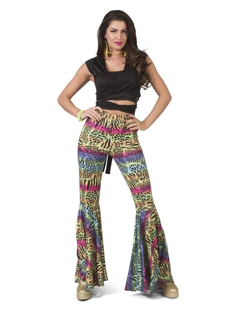Hippiebroek met dierenprint