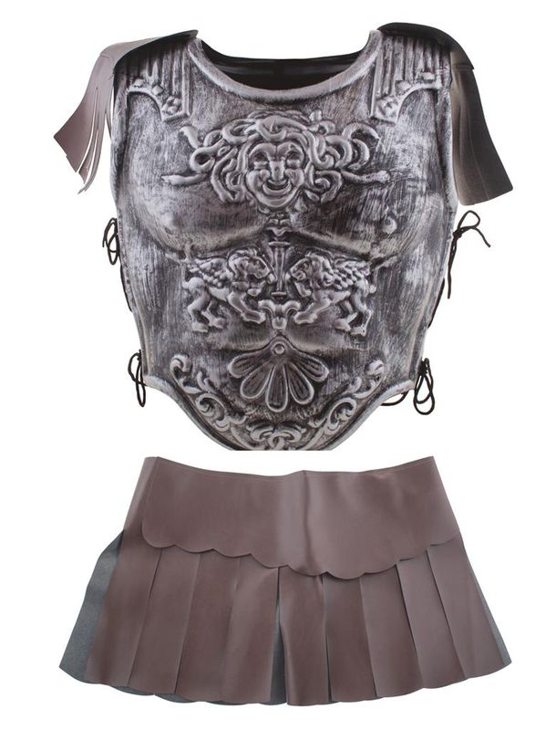 Rüstung mit Rock und Schulterpolster