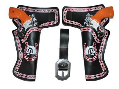 Set Gürtel mit 2 Revolver