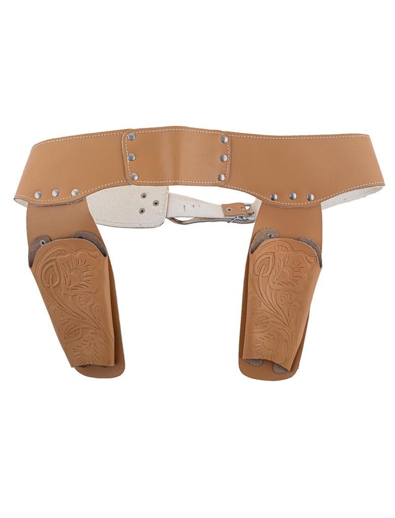 Cowboyriem 2 Holsters 2 Kleuren Cowboyriem 2 Holsters 2 Kleuren