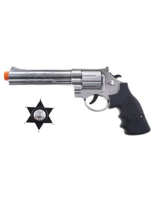 Revolver mit Sheriffstern Revolver mit Sheriffstern