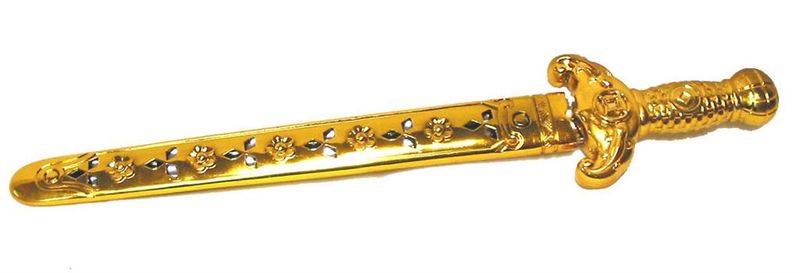 Goldschwert mit Scheide