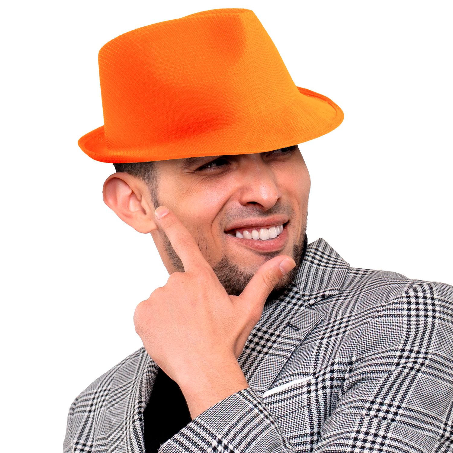 Hoed Fluo Oranje