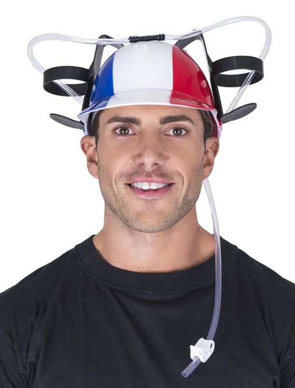 Helm Met Bekerhouder Frankrijk Helm Met Bekerhouder Frankrijk