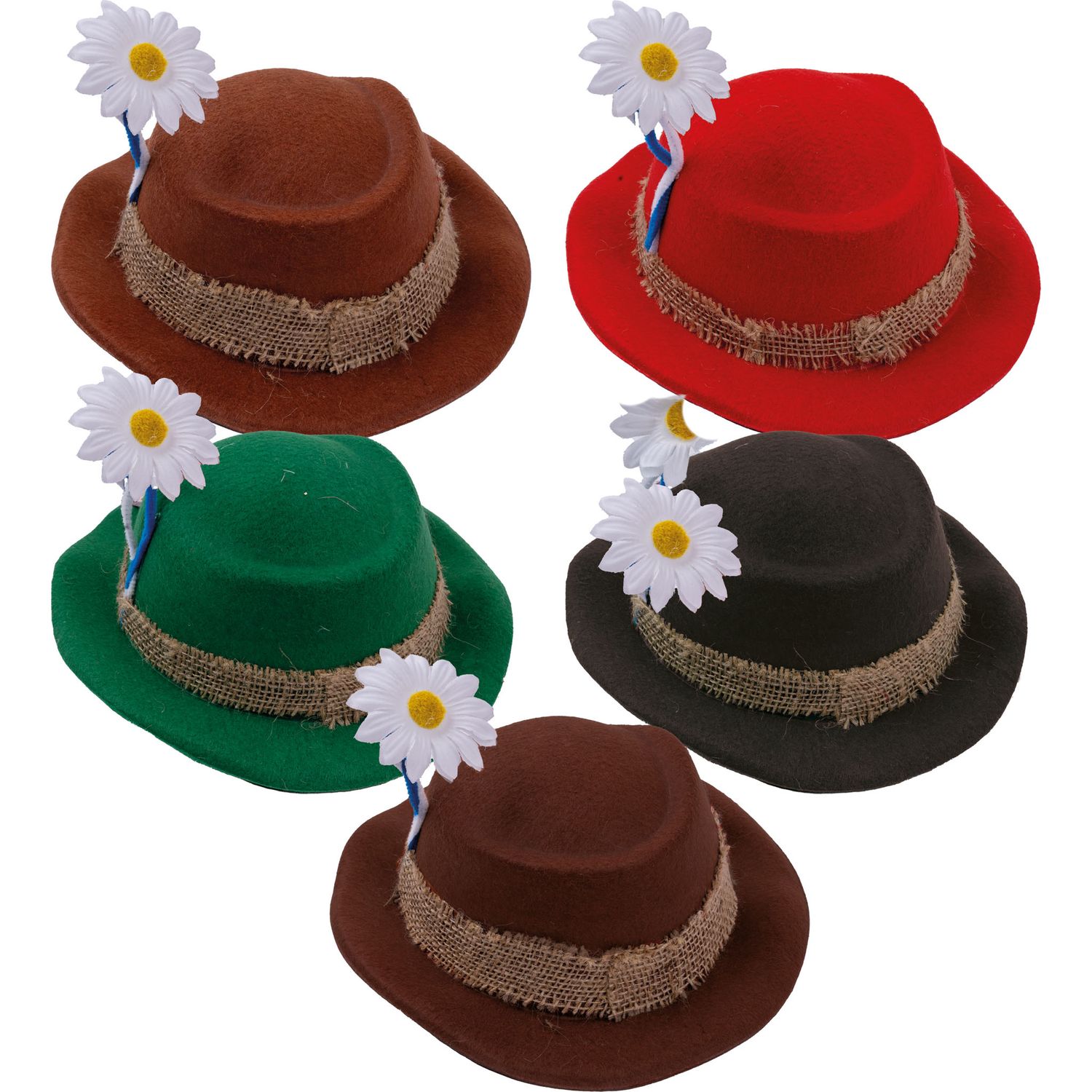 Hut Mit Blume 5 Farben Hut Mit Blume 5 Farben