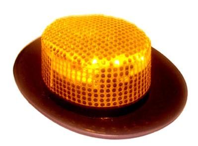 Bolhoed Glitter Geel