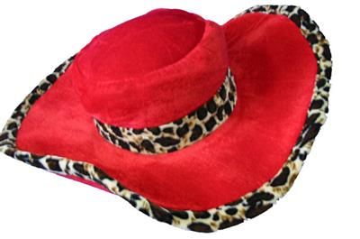 Damenhut Rote Rand Damenhut Rote Rand