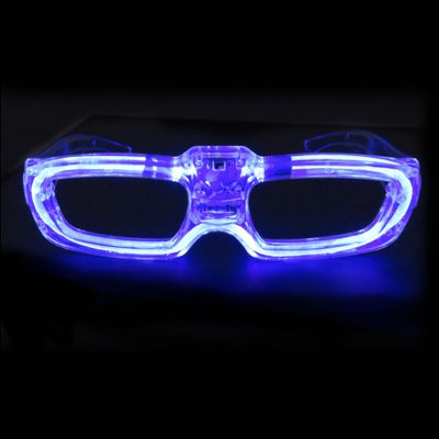 Bril met flashing led 3 kleuren
