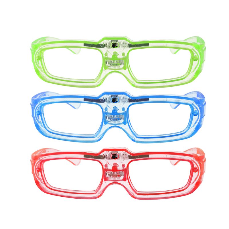 Brille mit led Licht 3 Farben