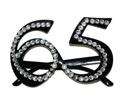 Bril 65 met strass