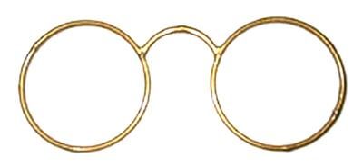 Brille Gold Nerd