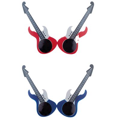 Bril gitaar 2 kleuren Bril gitaar 2 kleuren
