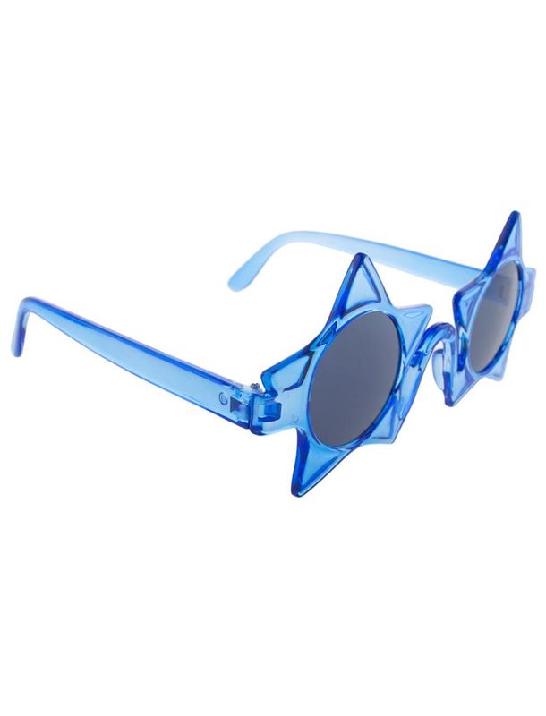 Sonnenbrille blauer Stern