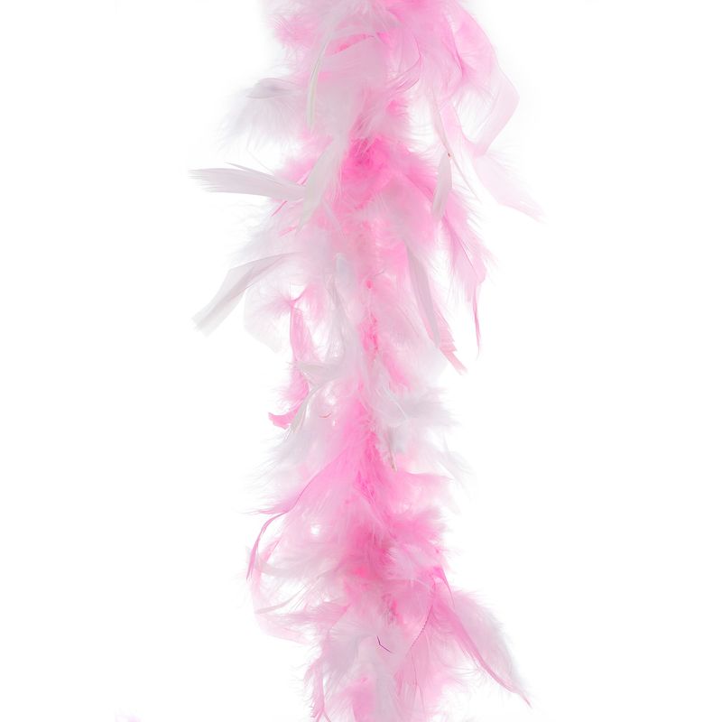 Federboa Rosa/Weiß 2m 45g