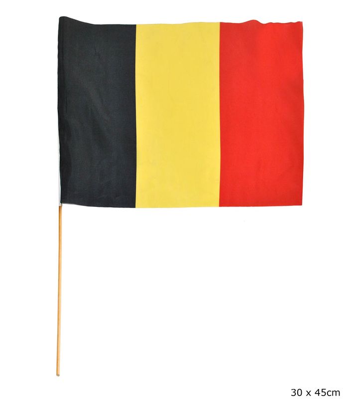 Flagge 30 x 45 cm Belgium