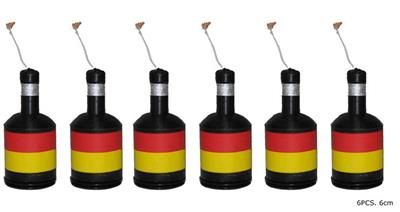 Party-Poppers Belgien 6er-Pack